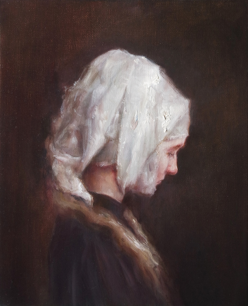 Oil on linen, 27 x 22 cm<br>Private collection